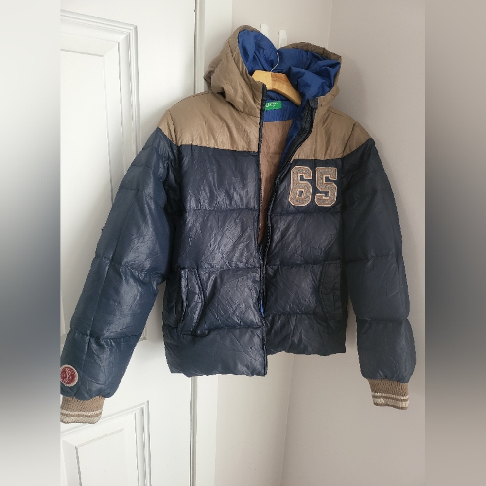 Kids Navy and Tan Jacket